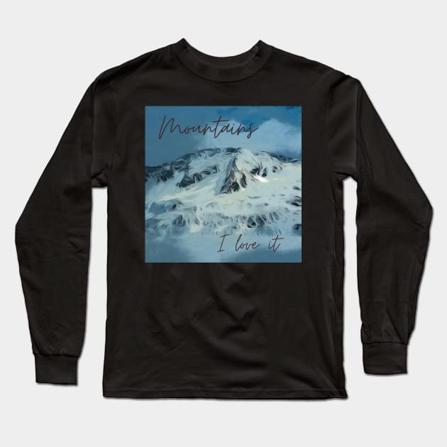 mountains Long Sleeve T-Shirt by gawelprint